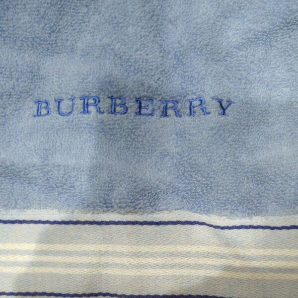 BURBERRY タオルケット ブルー系