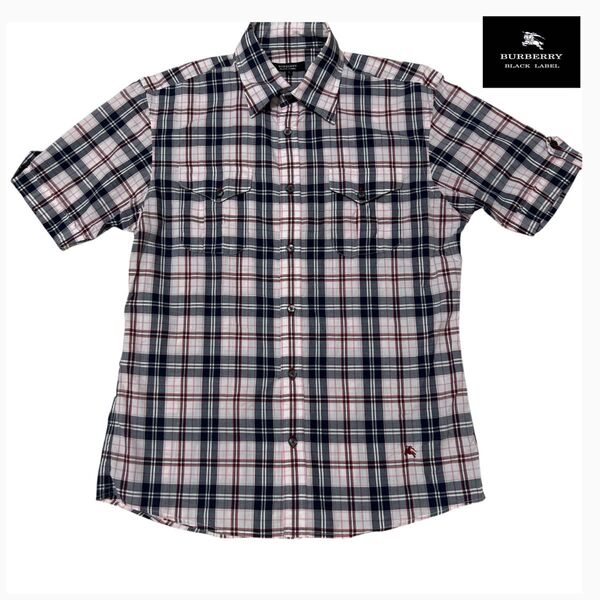 BURBERRY BLACK LABEL バーバリーブラックレーベル シャツ 未使用に近い 極美品 価格交渉OK