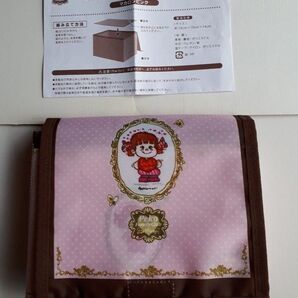 非売品 不二家 ペコファミリークラブ 不二家 ペコちゃん たためるファンシーBOX マカロンピンク 亜土 ノベルティグッズ