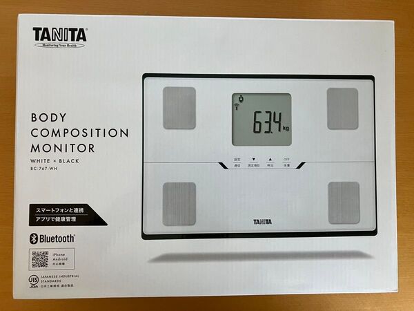 美品 TANITA タニタ 体重計 体組成計 体脂肪計 BC-767 スマホ連携