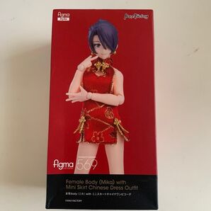 figma569 女性bodyミカ withミニスカートチャイナワンピコーデ