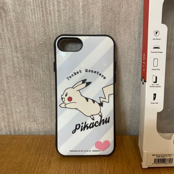 中古 iPhone 8/7/6s/6用 SE3ポケットモンスター IIIIfi+ ケース アップ POKE-596A
