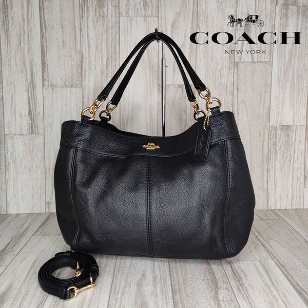 COACH コーチ レザー 2WAY ハンドバッグ ショルダーバッグ 50