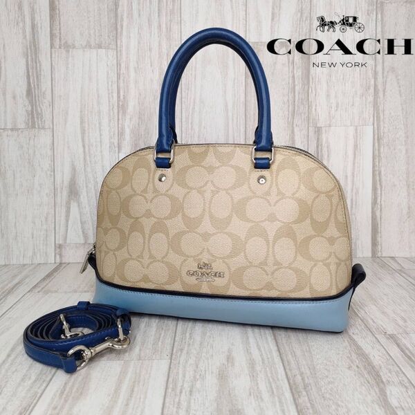 COACH コーチ シグネチャー 2WAY ハンドバッグ ショルダーバッグ 35