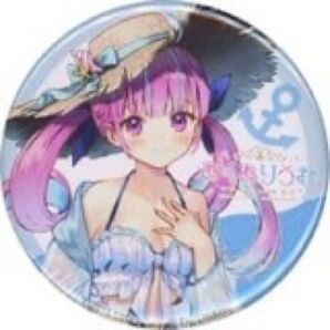 湊あくあ 57mm缶バッジ 「PS4/Switchソフト あくありうむ。」 ゲオ購入特典