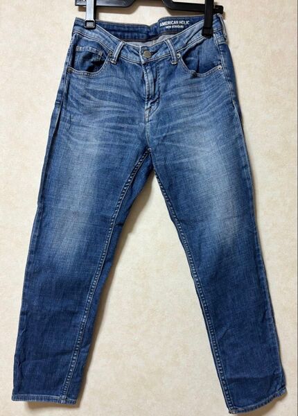 AMERICAN HOLIC アメリカンホリック デニムパンツ S テーパード ブルー
