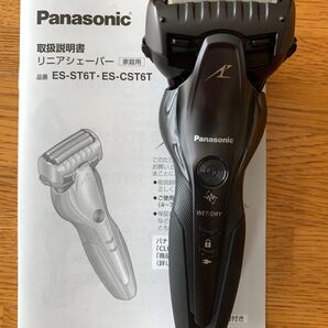 Panasonic ラムダッシュ ES-CST6T 3枚刃 リニアシェーバー ブラック 動作品