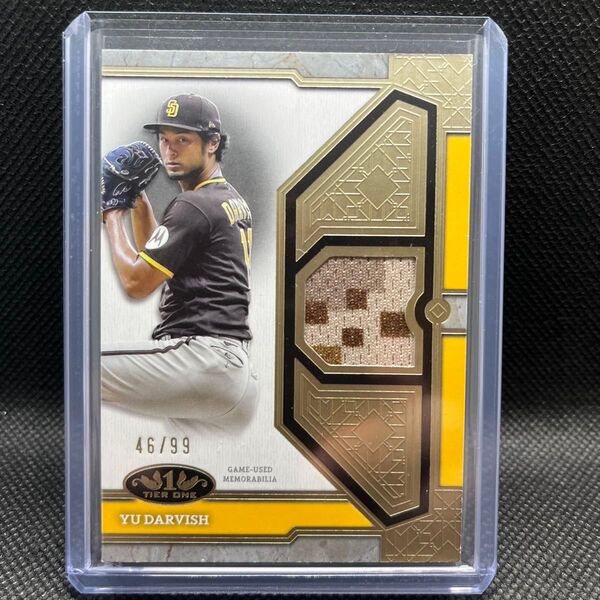 99枚限定 Topps tier one relics yu darvish ダルビッシュ