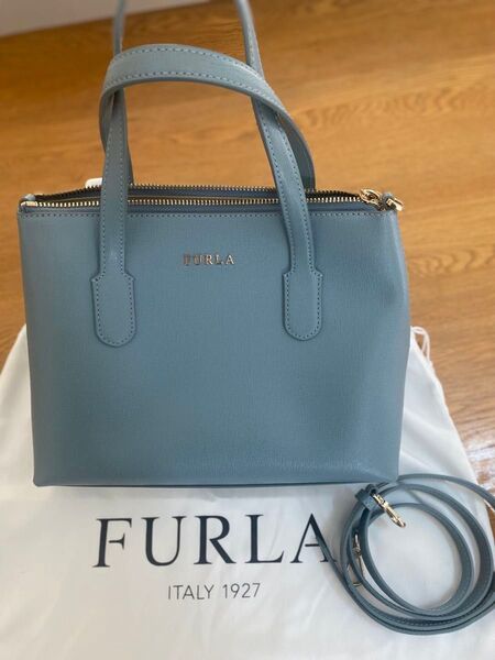 FURLA 2way ハンドバッグ ショルダーバッグ レザー