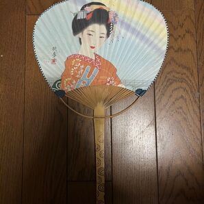 日本 古風 うちわ