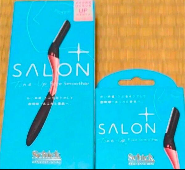 【Schick 剃刀 カミソリ シェーバー 顔そり】シック ハイドロシルク サロンプラス トーンアップ フェイススムーサー+替刃