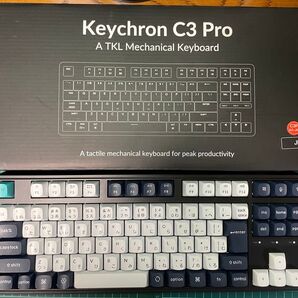 Keychron C3 Pro 茶軸 メカニカルキーボード C3P A3-JIS RED LED 日本語配列