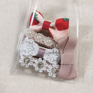 ハンドメイド ベビーキッズ ヘアクリップ ヘアピン 詰め合わせ