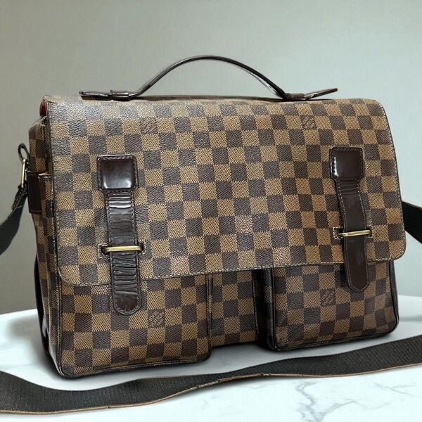 LOUIS VUITTON ルイヴィトン ショルダーバッグ ダミエ・エベヌ ブロードウェイ N42270 メッセンジャーバッグ