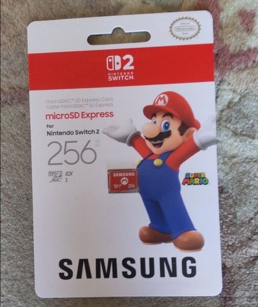 ニンテンドースイッチ Samsung microSD Card 256GB 新品未開封