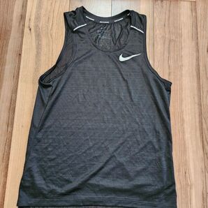 NIKE RUNNING ノースリーブシャツ ブラック メンズ