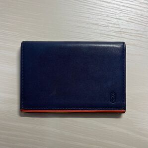 SMART PEOPLE ソフトナッパ パスケース ネイビー