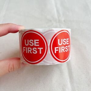 USE First レストランフードサービス FIFOラベル 38 mm丸シール 1巻500ラベル