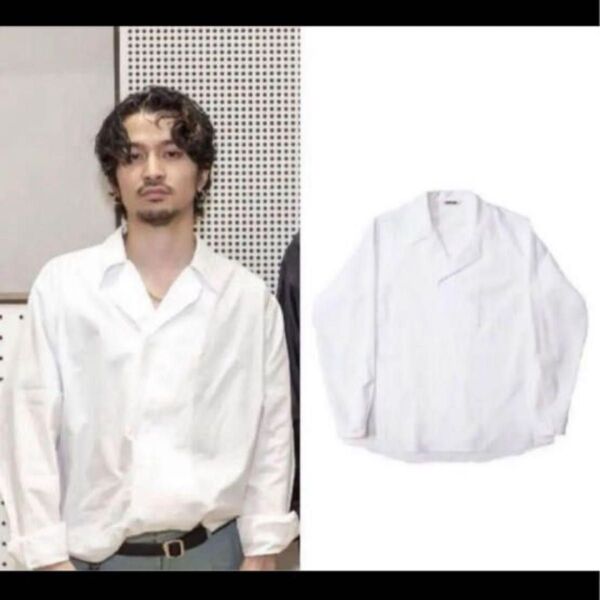 値下げ交渉可 AURALEE 22 WASHED FINX TWILL SHIRTS 常田大希着
