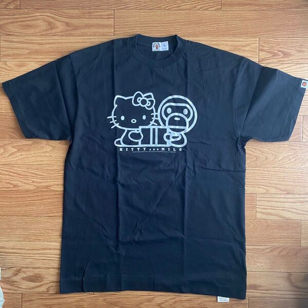 【コラボ】ハローキティ アベイシングエイプ Tシャツ L ベイビーマイロ 美品