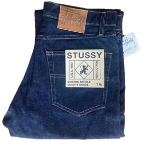 90s Old stussy genuine jean 32インチ 希少 デニムパンツ ジーンズ