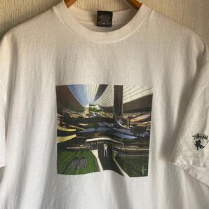 Ninja Tune x StussyコラボTシャツ 白 L
