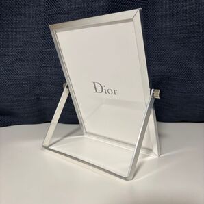 未使用品 レア ディオール Dior スタンドミラー 卓上ミラー フォトフレーム ノベルティ
