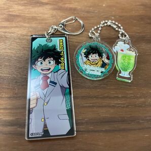 僕のヒーローアカデミア 雄英高校オープンスクール 景品 アクリルキーホルダー、2連チャーム