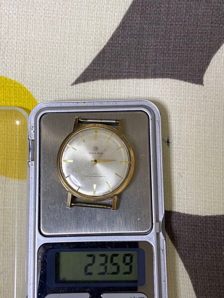 MOERIS モーリス 17石 18K 750 刻印有 重さ23.59g 手巻き 腕時計 18金 アンティーク ジャンク0425