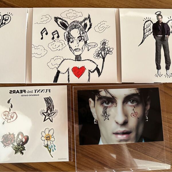 ダミアーノデイヴィッド DAMIANO DAVID/FUNNY LITTLE FEARS (初回限定盤 写真集、ボディシール付き)