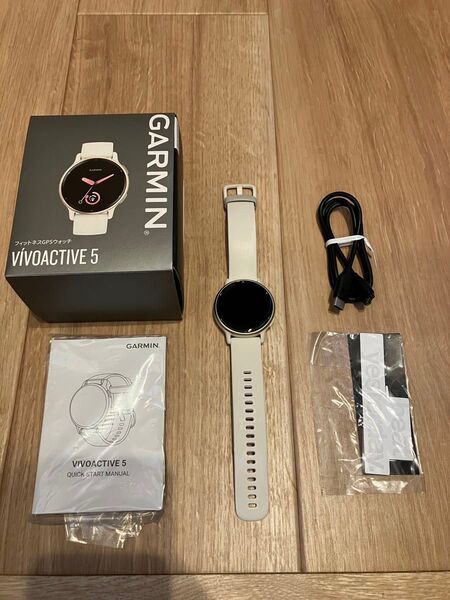 最終値下げ!GARMIN vivoactive5 フィットネスGPSウォッチ ホワイト
