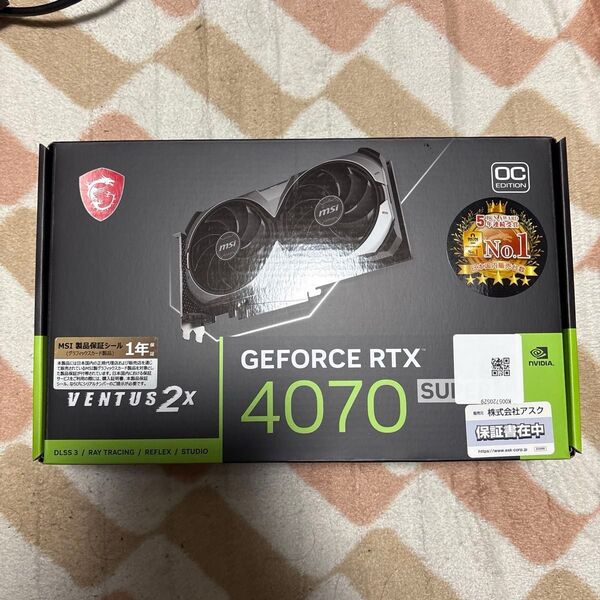 MSI GeForce RTX4070 SUPER VENTUS 2X OC