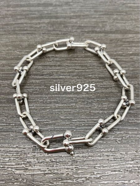 シルバー silver 925 ハードウェア スモールリンク ブレスレット 17 18 19 20 21 22 cm ティファニー