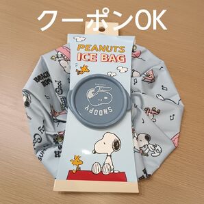 スヌーピー 氷嚢 ブルー アイスバッグ 氷のう