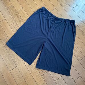 新品 ブラックネイビー レディース大きいサイズ ショートパンツ、ハーフパンツ3L