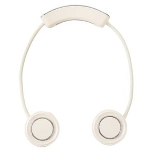 クーポンでお得!ダブル効果!【新品未開封】3coins スリコ ペルチェ付きネックファン アイボリー 白 冷却プレート