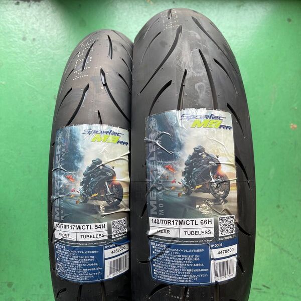 メッツラー スポルテックM9RR 110/70R17 140/70R17 前後タイヤとチューブセット WR250Xにオススメ!