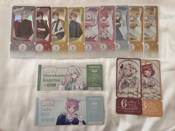 にじさんじ 6th 7th Anniversary にじさんじ百貨店 チケット風カード