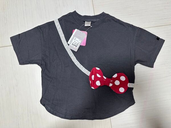バースデイ futafuta×ディズニー ミニーTシャツ リボン
