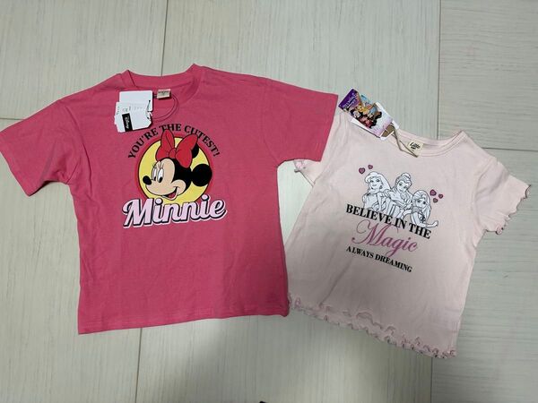 しまむら リトシー ミニー ディズニープリンセスTシャツセット