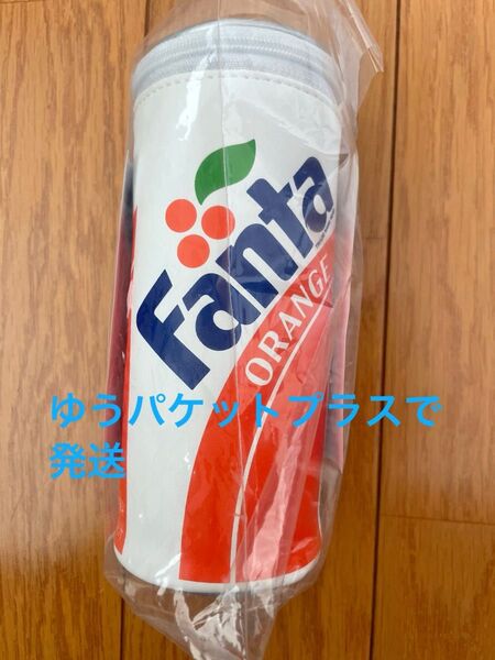 新品未使用 ファンタ レトロ缶ポーチ オレンジ