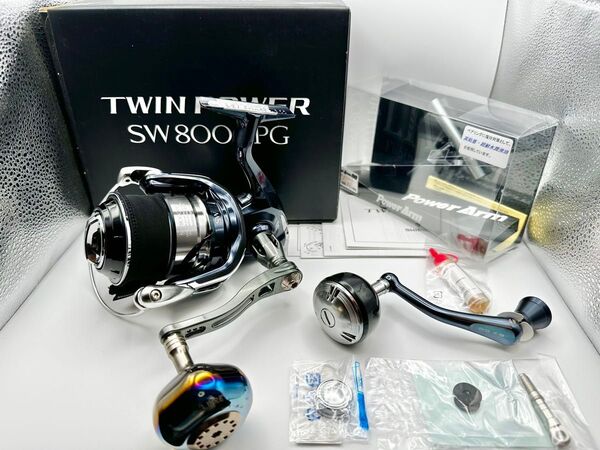 【新品未使用】21 ツインパワーSW 8000PG リブレ LIVRE パワーアーム 88 ハンドル カスタム