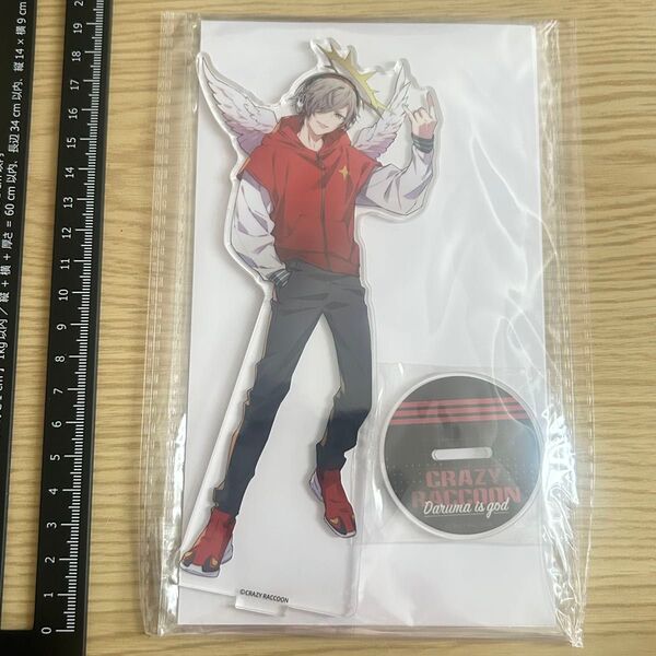 CR Crazy Raccoon アクリルスタンド だるまいずごっど GIGO