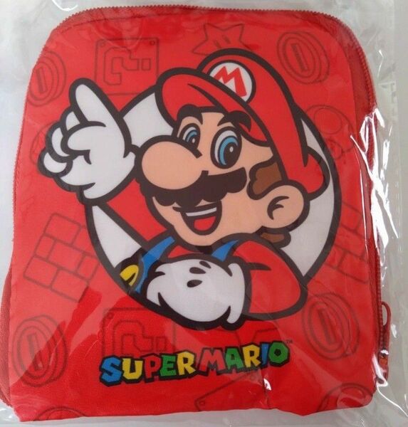 ジョーシン スーパーマリオ ポケッタブルバッグ エコバッグ 新品