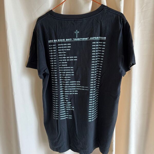 ONE OK ROCK 2017 "AMBITIONS" JAPAN TOUR Tシャツ 黒
