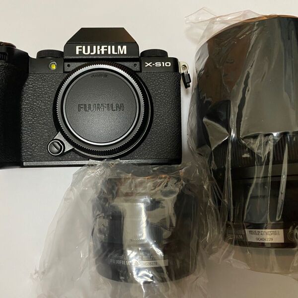 美品 富士フィルム X-S10 ダブルズームレンズキット