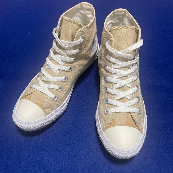 CONVERSE コンバース ハイカット スニーカー 23.5cm ベージュ