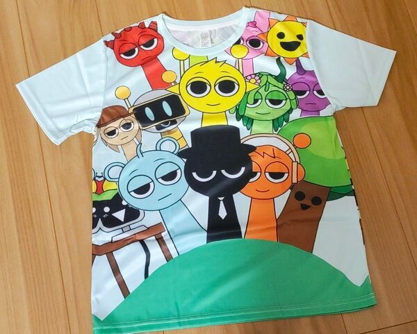 新品 スプランキー Tシャツ 150 160 ブルー サイモン ブラック
