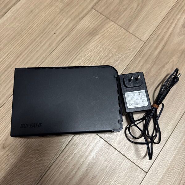 BUFFALO 外付けハードディスク HD-LB2.0TU2/N 2TB 電源アダプター付き