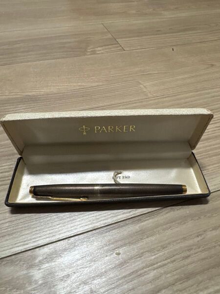 PARKER 75 シズレ 万年筆 14Kペン先 ビンテージ フランス製 純正ケース付